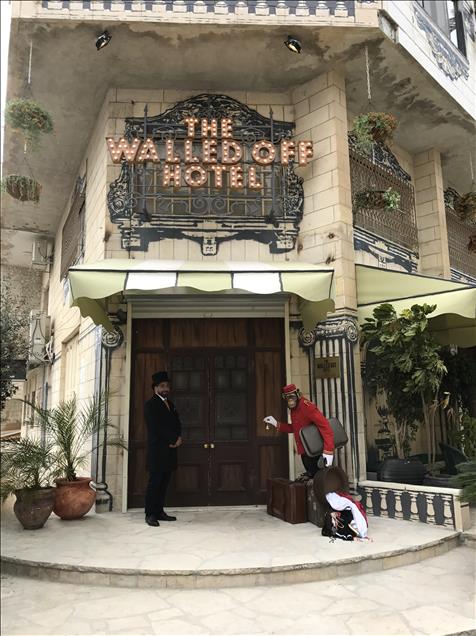 "The Walled Off Hotel" by Banksy