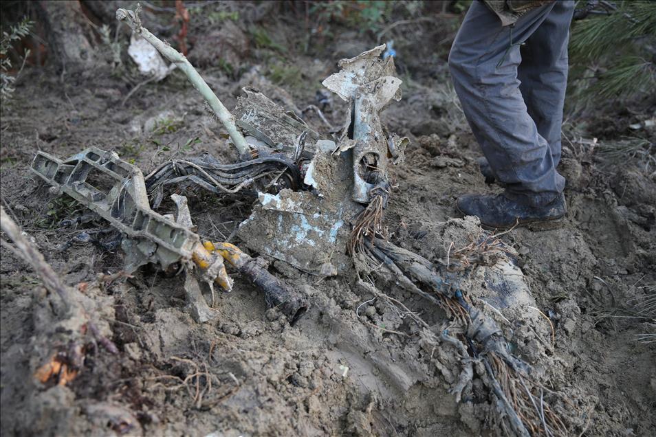 Fighter jet from Syria crashes in southern Turkey