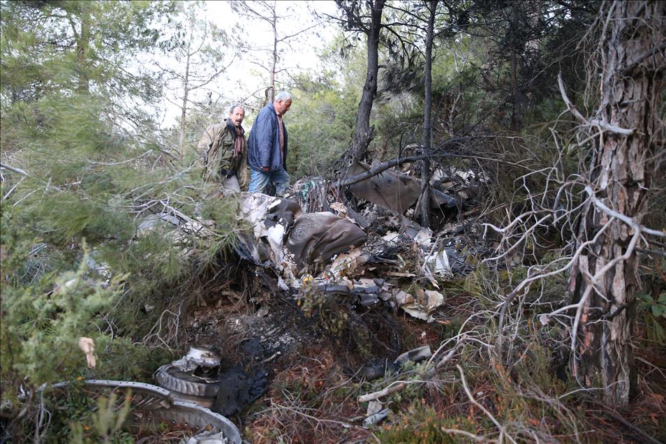 Fighter jet from Syria crashes in southern Turkey