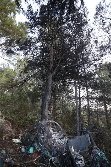 Fighter jet from Syria crashes in southern Turkey