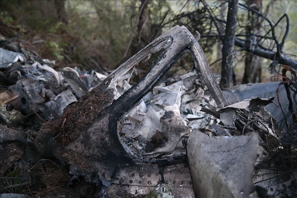 Fighter jet from Syria crashes in southern Turkey