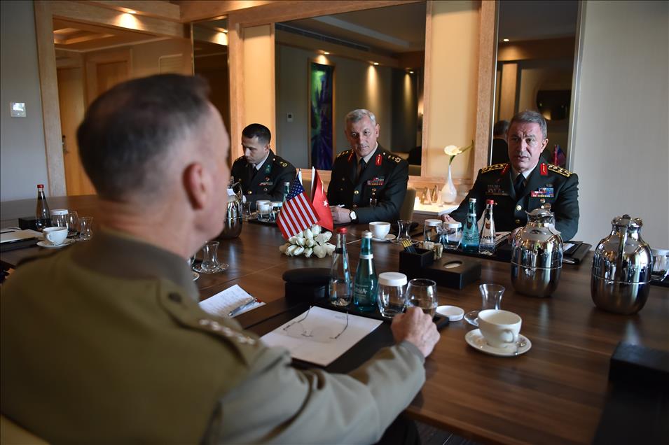 Turkish Chief of the General Staff Akar meets his American and Russian counterparts