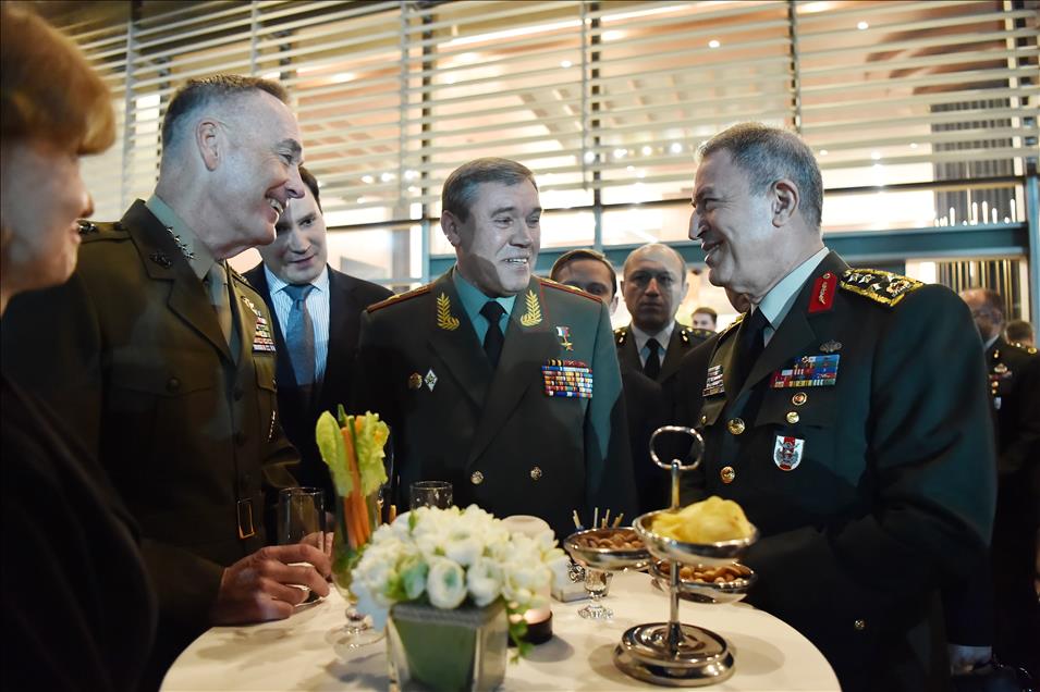 Turkish military chief meets US, Russia counterparts