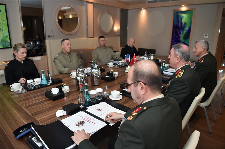 Turkish Chief of the General Staff Akar meets his American and Russian counterparts