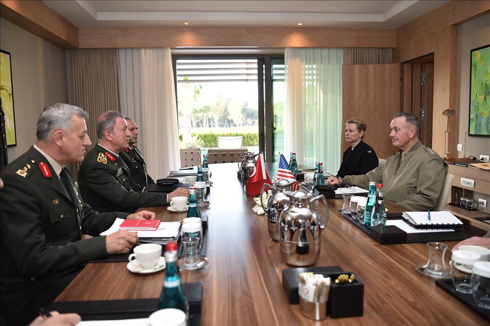 Turkish Chief of the General Staff Akar meets his American and Russian counterparts