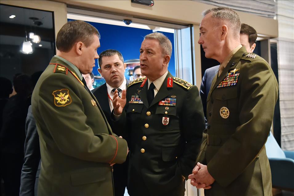 Turkish military chief meets US, Russia counterparts