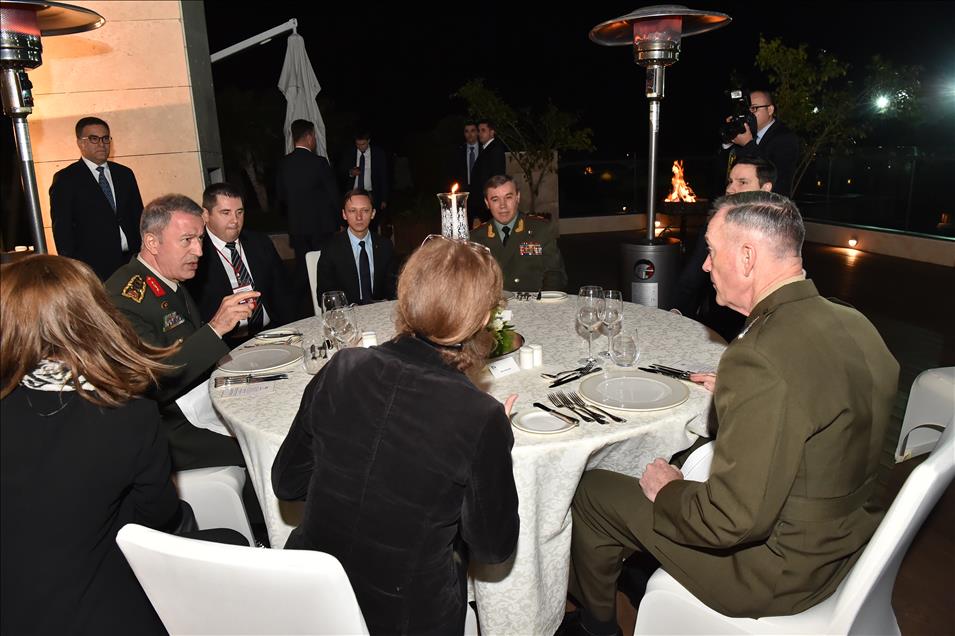 Turkish military chief meets US, Russia counterparts