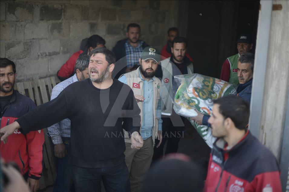 İHH'nın Bab'daki yardım faaliyetleri