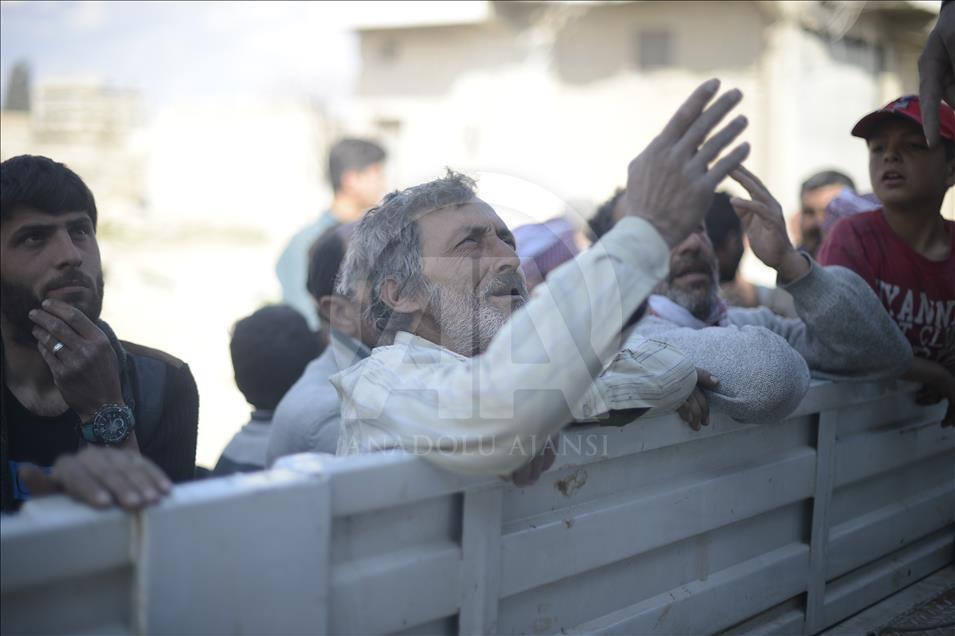 İHH'nın Bab'daki yardım faaliyetleri
