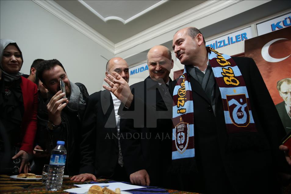 İçişleri Bakanı Süleyman Soylu'dan MHP'ye ziyaret
