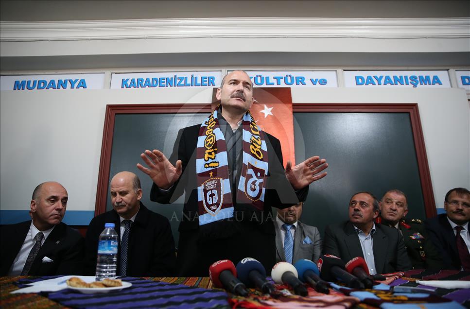 İçişleri Bakanı Süleyman Soylu'dan MHP'ye ziyaret