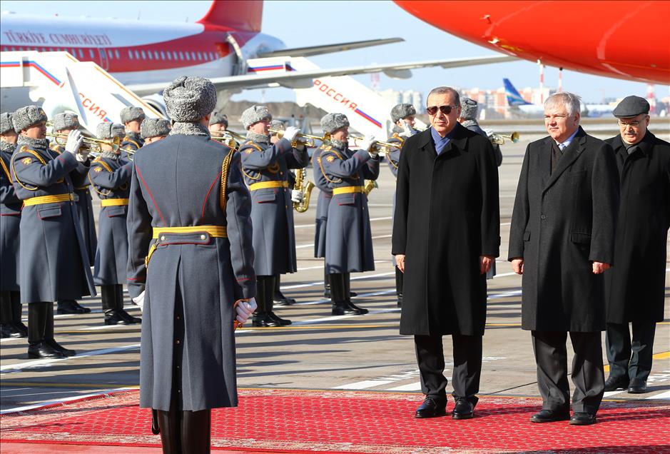 Turkish President Erdogan in Moscow