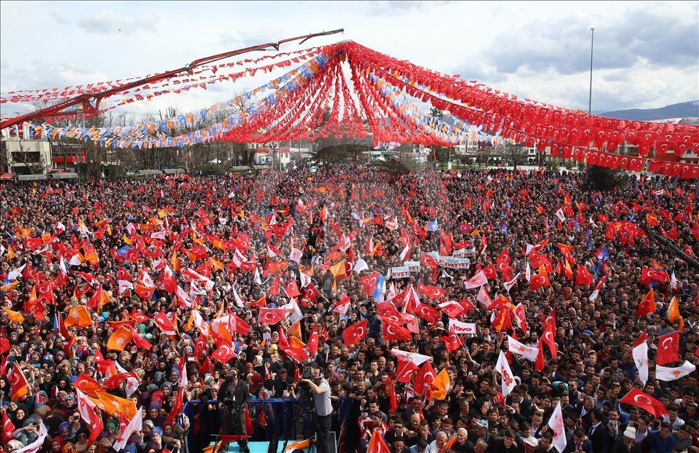 AK Parti Düzce mitingi