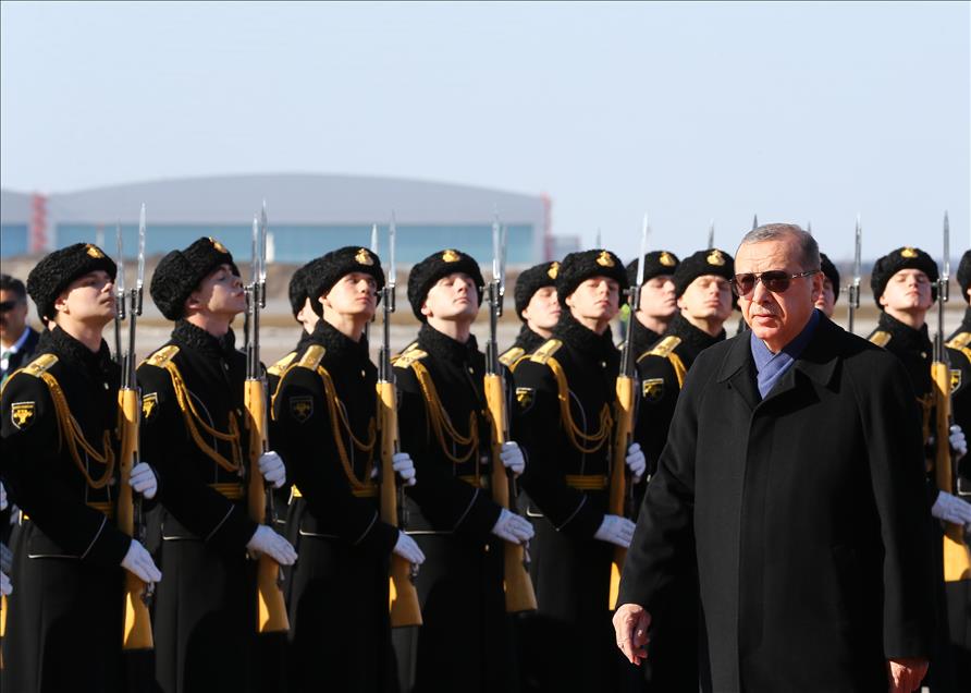 Turkish President Erdogan in Moscow