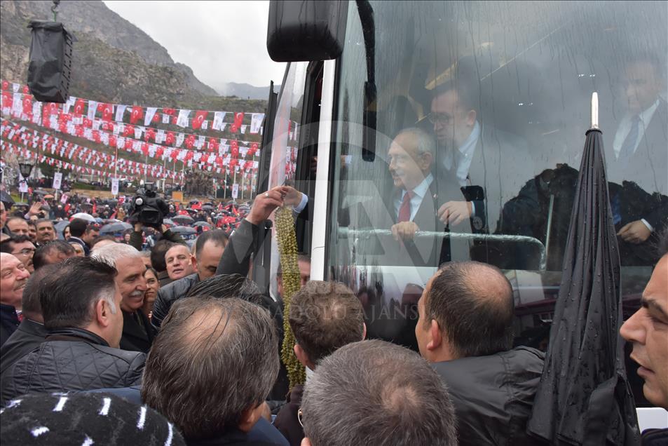 CHP Genel Başkanı Kemal Kılıçdaroğlu, Amasya'da