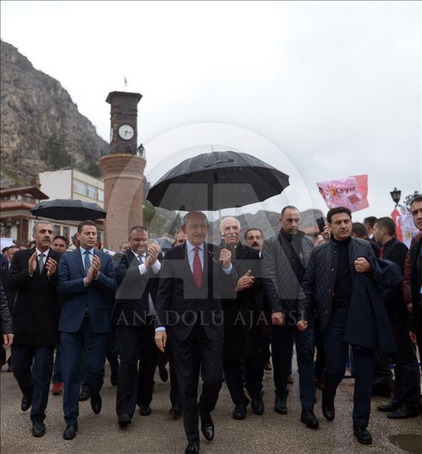 CHP'nin Amasya mitingi 