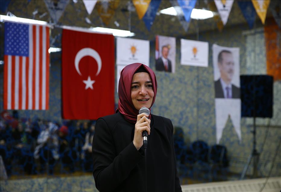 Turkish Family Minister Fatma Betul Sayan Kaya in USA