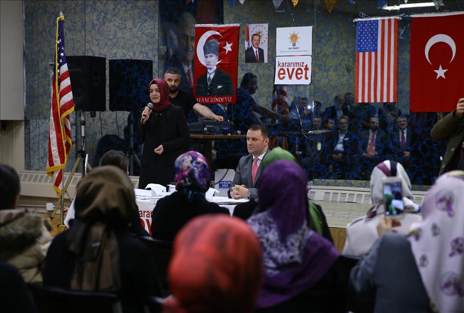 Turkish Family Minister Fatma Betul Sayan Kaya in USA