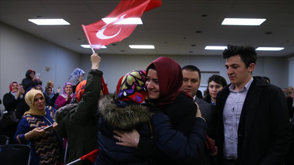 Turkish Family Minister Fatma Betul Sayan Kaya in USA