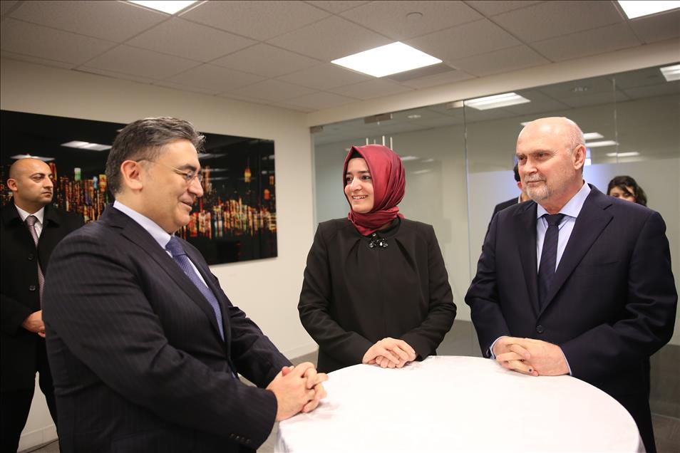 Turkish Family Minister Fatma Betul Sayan Kaya in New York