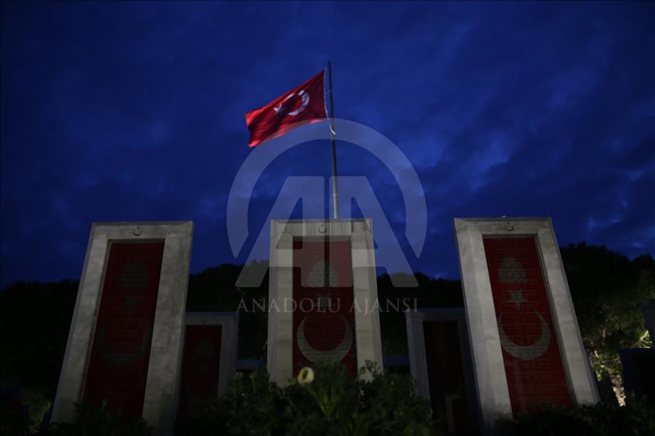 Şehitler Abidesi gece de görülmeye değer