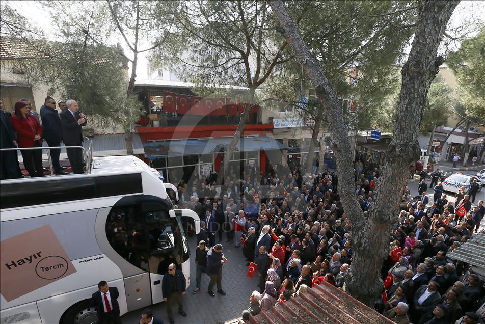 CHP Genel Başkanı Kemal Kılıçdaroğlu Aydın'da