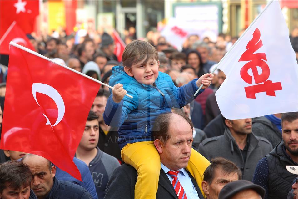 AK Parti'nin Bayburt mitingi