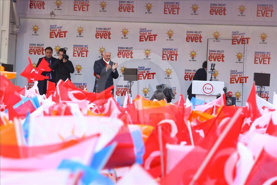AK Parti'nin Bayburt mitingi