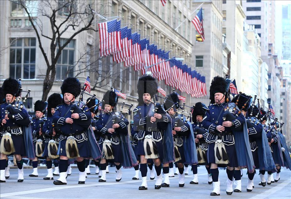 New York'ta Aziz Patrick Günü Yürüyüşü