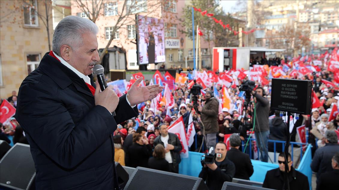 AK Parti’nin Bayburt mitingi