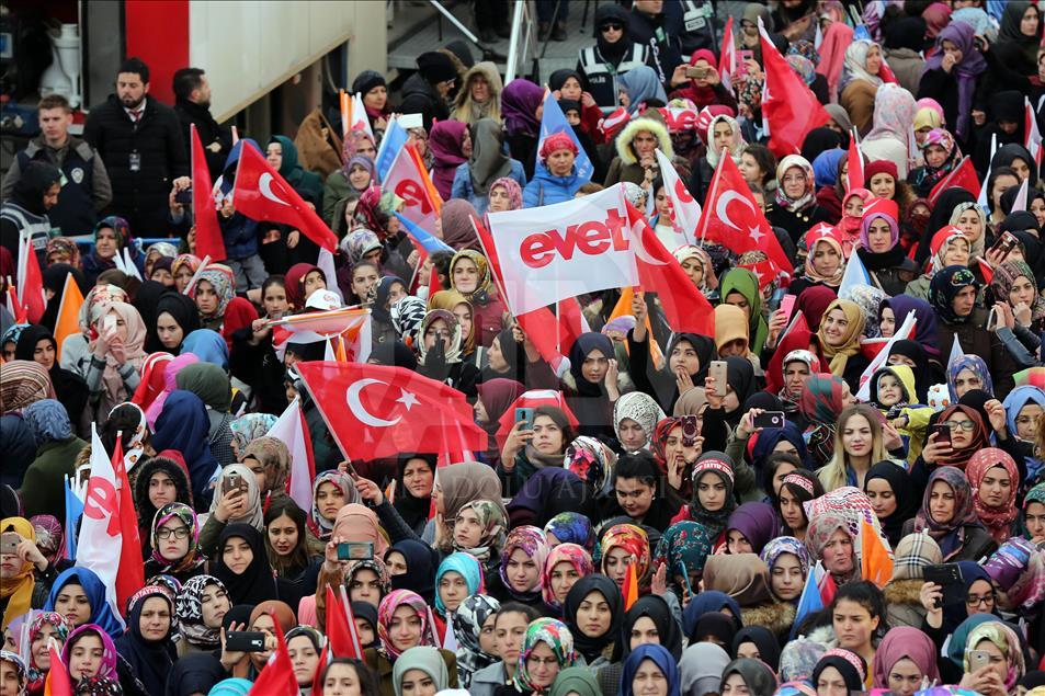 AK Parti’nin Bayburt mitingi