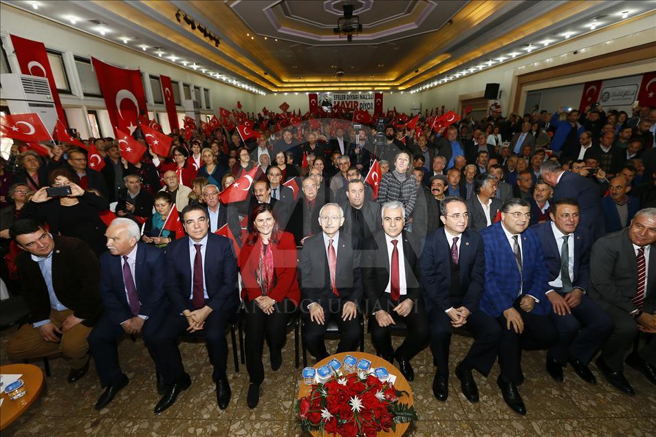 CHP Genel Başkanı Kemal Kılıçdaroğlu Aydın'da