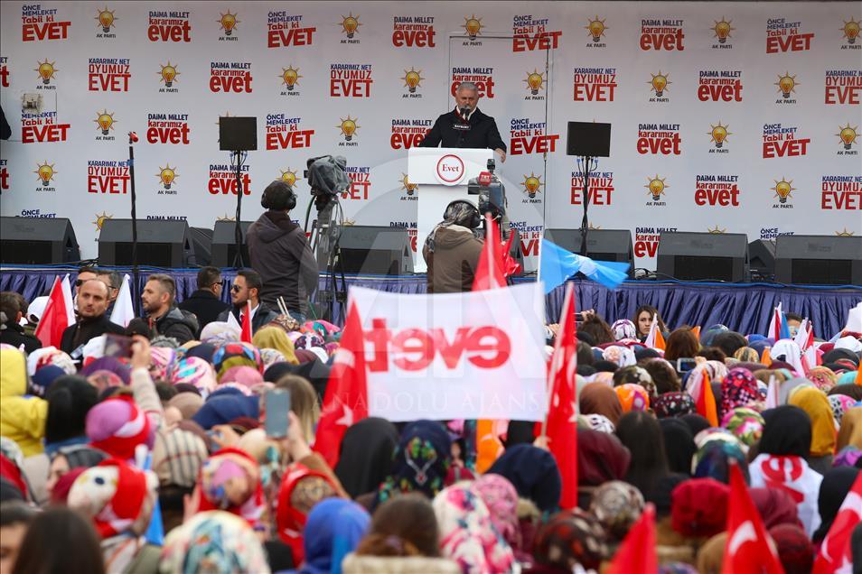 AK Parti'nin Bayburt mitingi