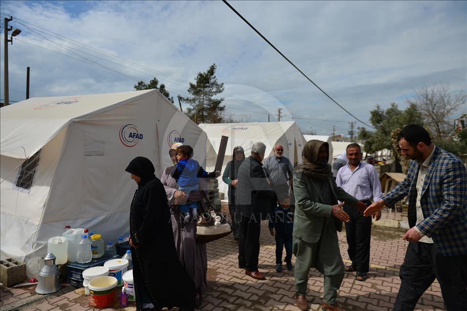 Samsatlı depremzedeler destekten memnun