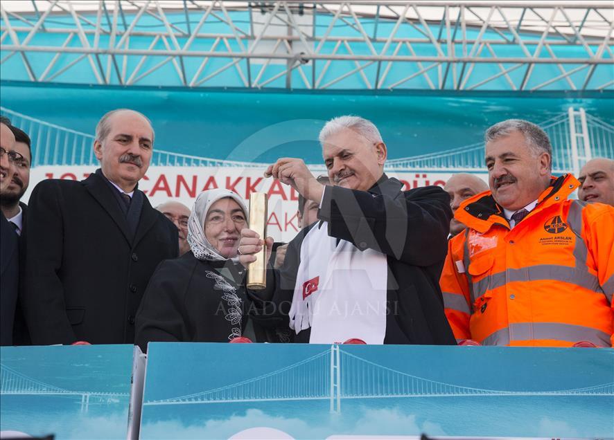 1915 Çanakkale Köprüsü temel atma töreni
