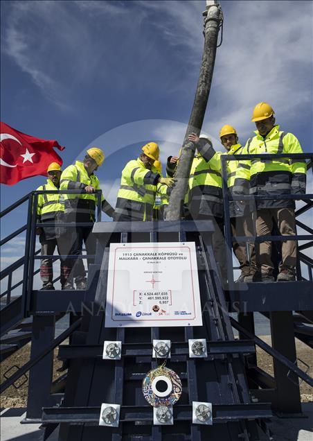 1915 Çanakkale Köprüsü temel atma töreni