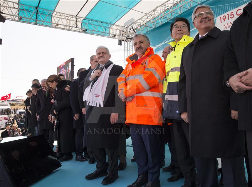 1915 Çanakkale Köprüsü temel atma töreni