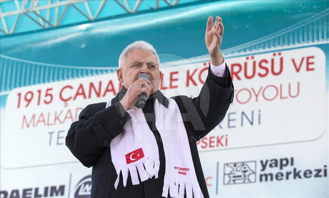 1915 Çanakkale Köprüsü temel atma töreni