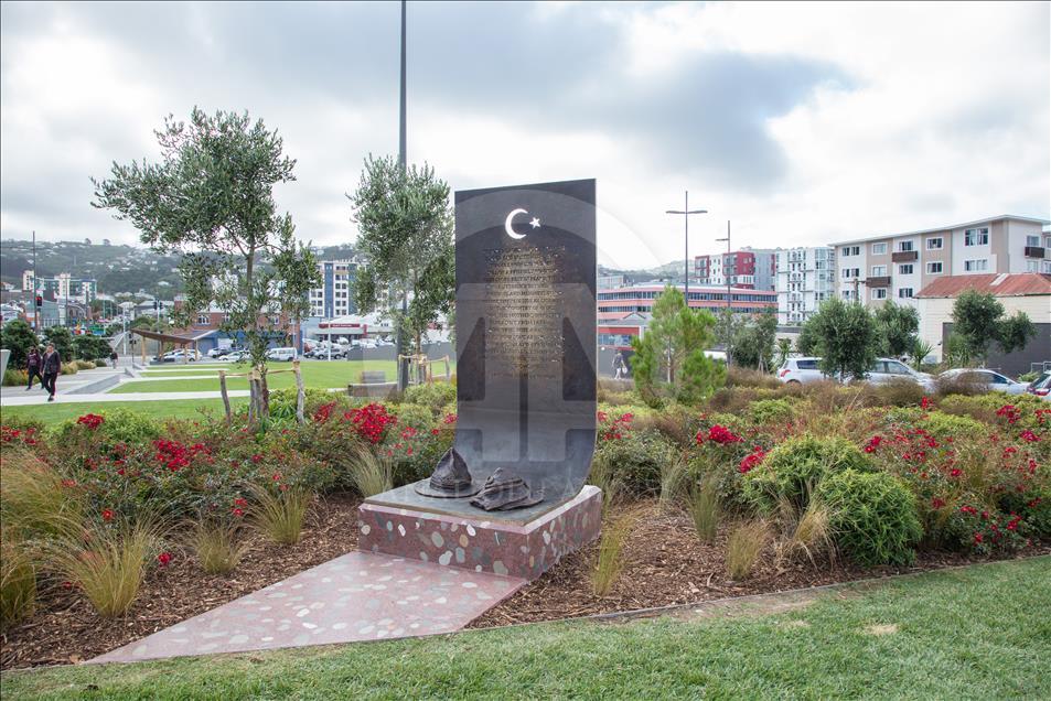 افتتاح بنای یادبود ترکیه در نیوزلند