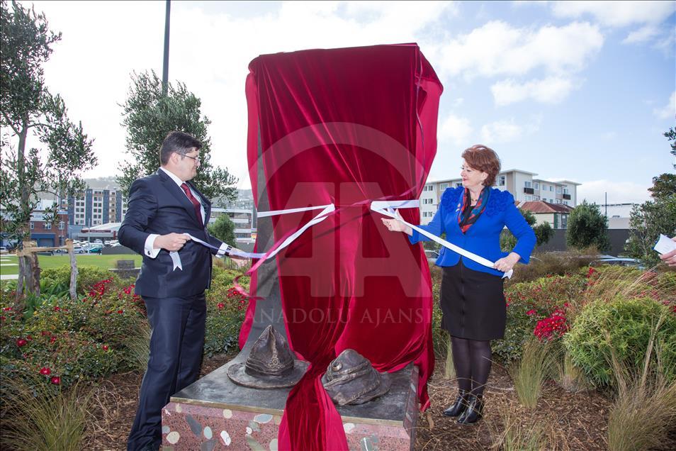 افتتاح بنای یادبود ترکیه در نیوزلند