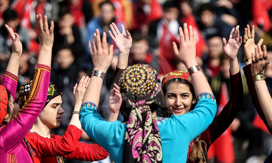 Newroz celebrations in Turkey's Istanbul
