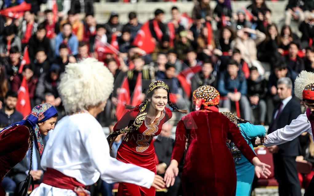 Newroz celebrations in Turkey's Istanbul