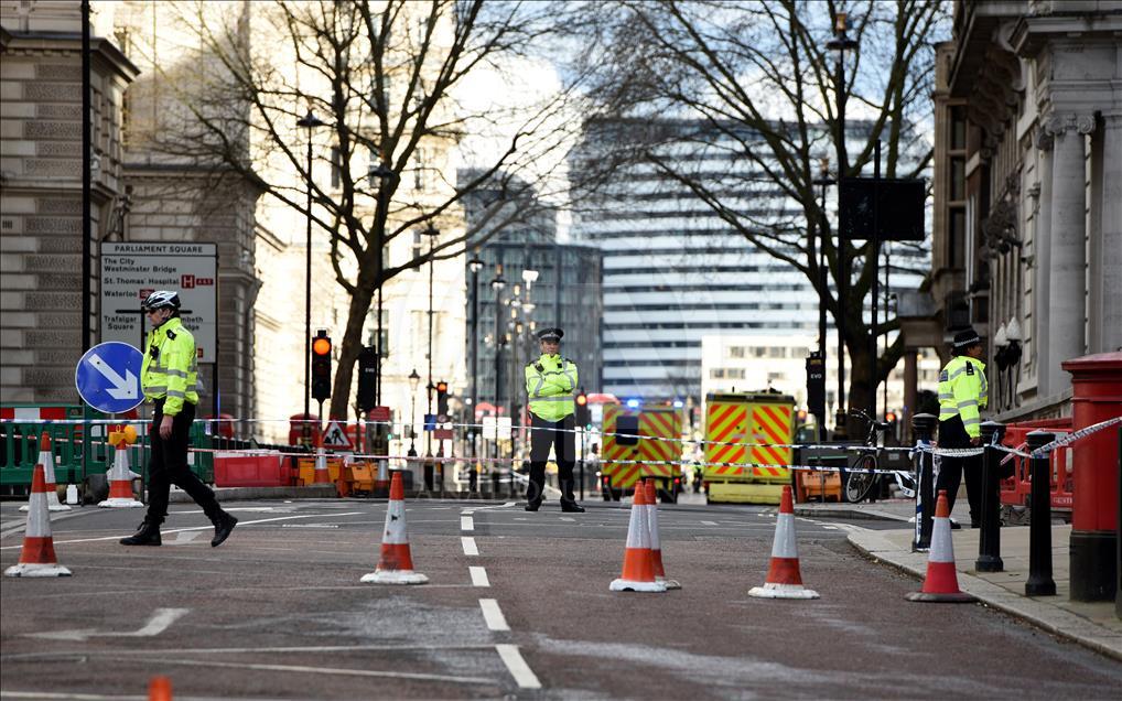 LONDON, UNITED KINGDOM - MARCH 22: Suspected Terror Incident At the Houses of Parliament