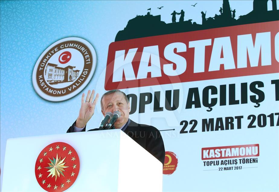 Cumhurbaşkanı Erdoğan, Kastamonu'da