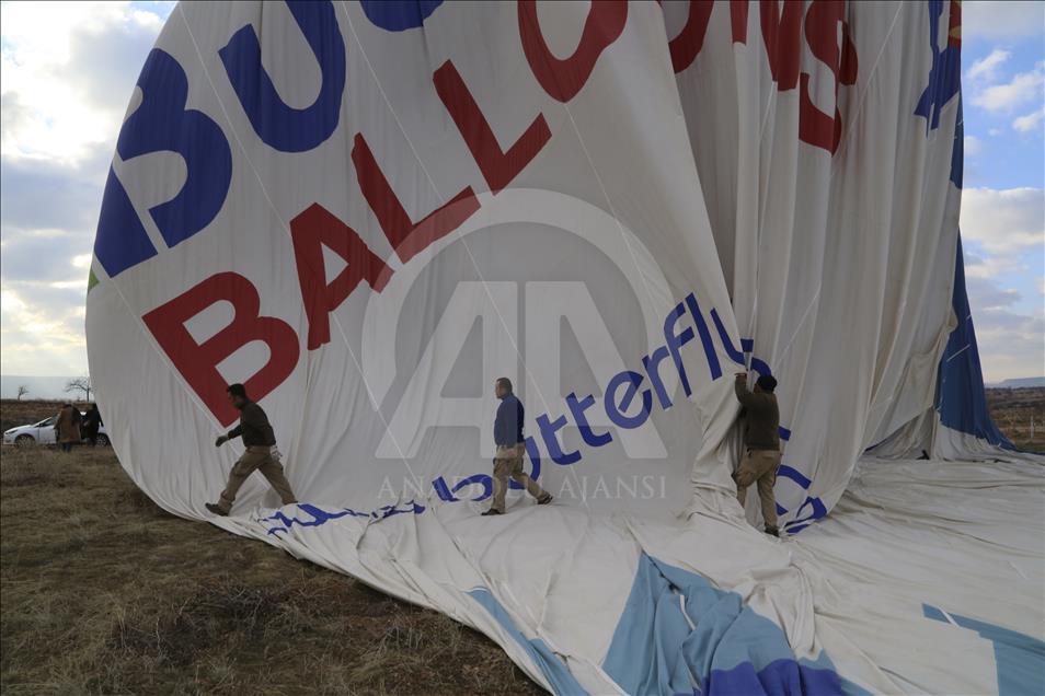 Hot air balloons over Turkey's Cappadocia since 1988
