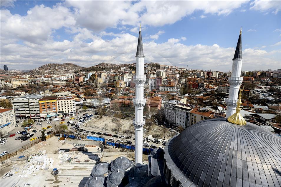 Ulus İtfaiye Meydanı Camisi için geri sayım başladı