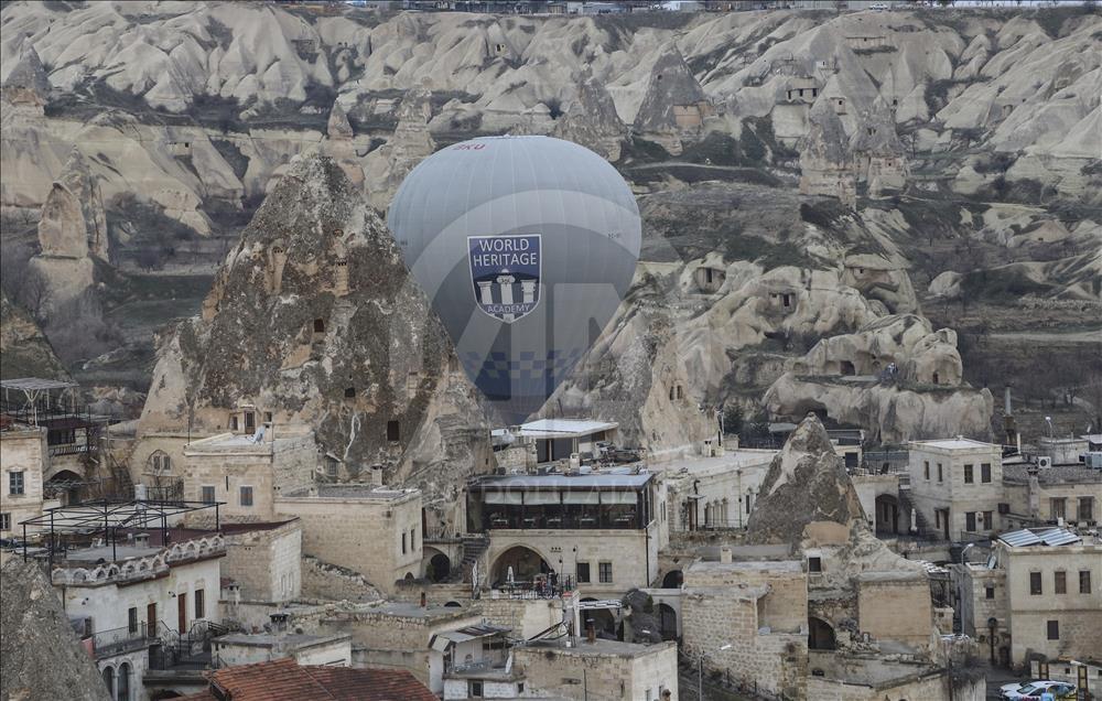 Hot air balloons over Turkey's Cappadocia since 1988