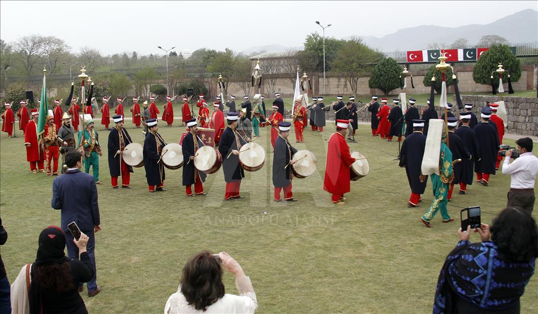 Mehter team performs at Islamabad