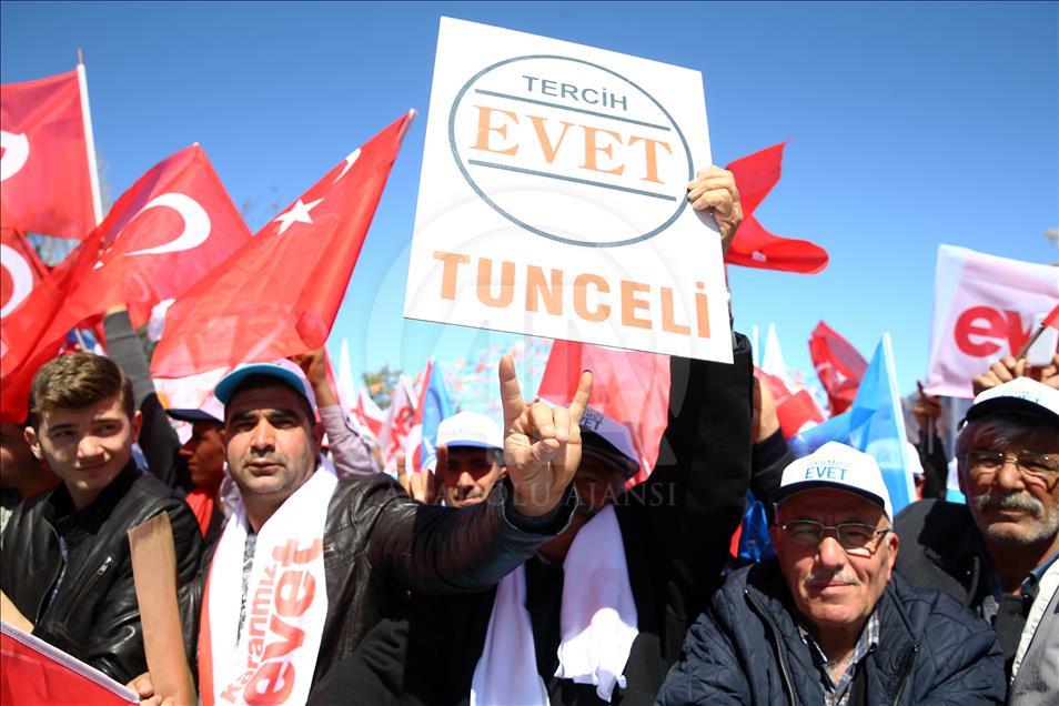AK Parti'nin Tunceli mitingi