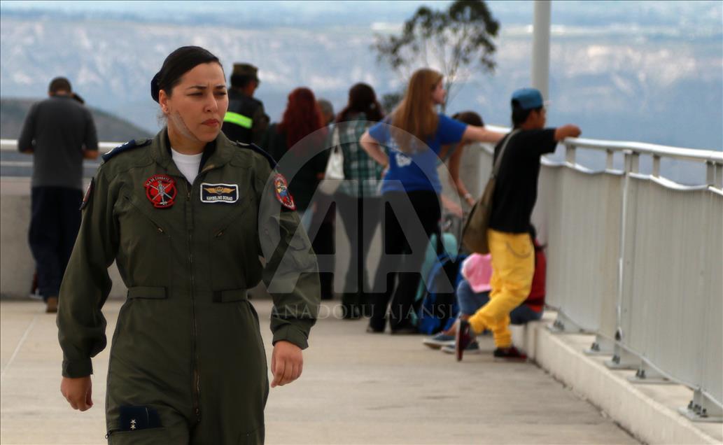 تنها خلبان زن مسلمان آمریکای لاتین عضو نیروهای هوایی اکوادور است